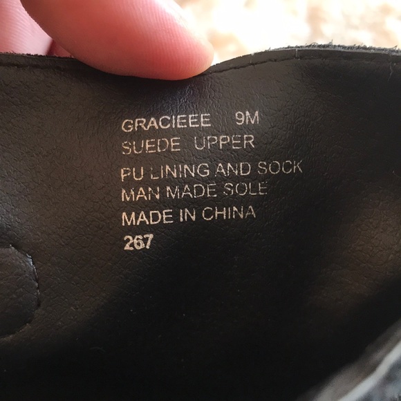 Gracieee Steve Madden Bootie Black Size 9 - Picture 6 of 6